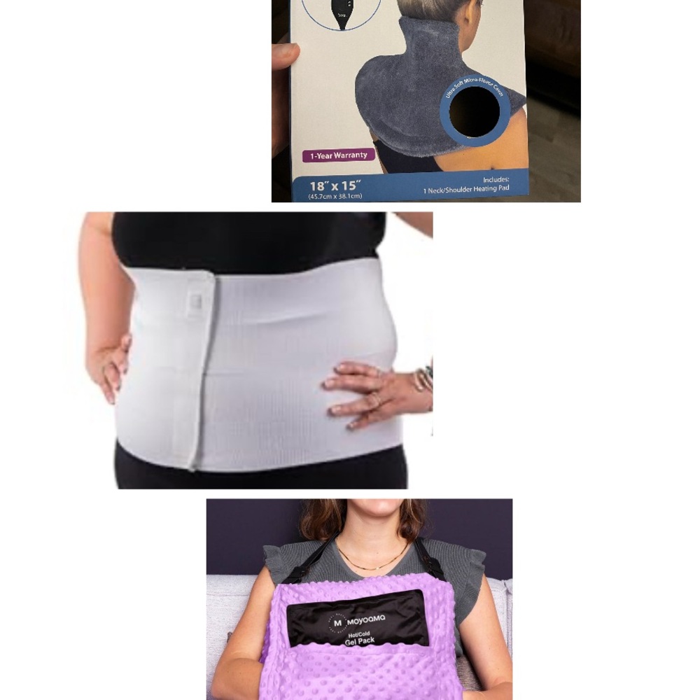 Moyoama Purple Hot/Cold Gel Pack
Neck/shoulder heating pad
Belly Binder